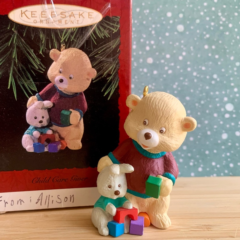 Hallmark Keepsake Ornament * Child Care Giver * 1996